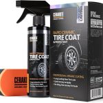 Best CERAKOTE Rapid Ceramic Tire Coat – Showroom New Tire Shine – Deep Tire Black Finish – Lasts Up to 10x Longer – No Sling, Non-Greasy Ceramic Tire Coating for Car, Truck & SUV – Easy Application (10oz)
